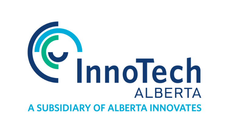 InnoTech Alberta logo with a stylized circular symbol in blue and green, followed by the words 'InnoTech Alberta' in bold, and the tagline 'A SUBSIDIARY OF ALBERTA INNOVATES' underneath.